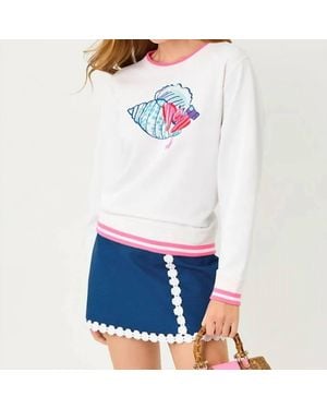 Lilly Pulitzer Ballad Long Sleeve Sweatshirt - White