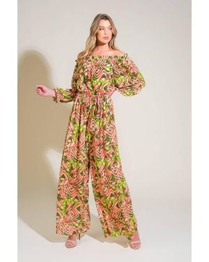 TRUEDAMES Moments Of Joy Woven Jumpsuit - Metallic