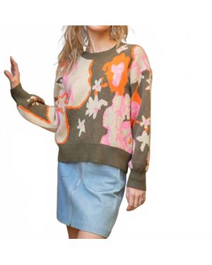 Voya Reason To Breathe Sweater - Orange