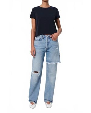 Agolde Amryn High-Rise Straight Jean - Blue