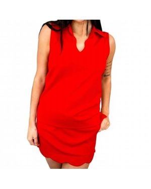Jess Lea Sunshine Feels High-Rise Skort Set - Red