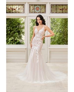 Sophia Tolli Lace And Tulle Wedding Gown - Green