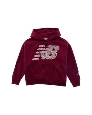 New Balance Fleece Pullover Hoodie - Red