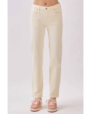 LTJ Siena Straight Leg Jeans - Natural