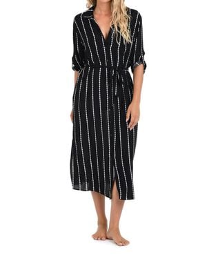 La Blanca Maxi Dress Swimsuit Cover Up - Black
