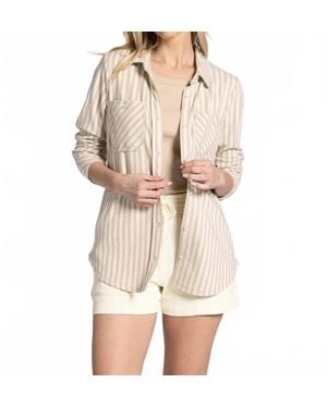 Thread & Supply Lewis Button Down Shirt - Natural