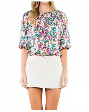 Thml Arlington Floral Inspired Top - White