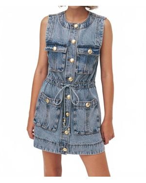 Aje. Goldie Mini Dress - Blue
