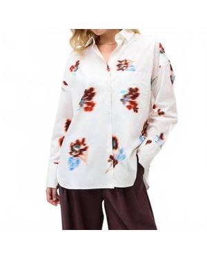 Paul Smith Floral Cotton Shirt - White