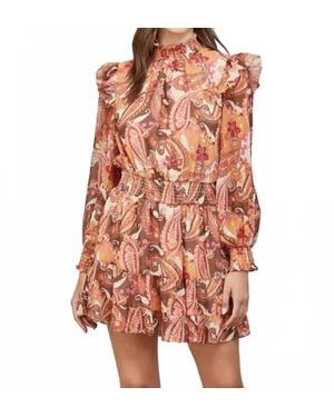 Fate by LFD The Paisley Dress - Brown