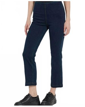 Lyssé Ankle Denim Baby Bootcut Jeans - Blue
