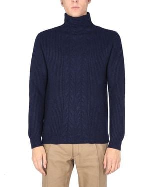 Ballantyne Turtleneck Sweater - Blue