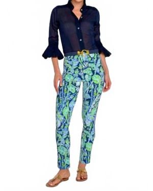 Gretchen Scott Gripeless Pull On Pants - Blue