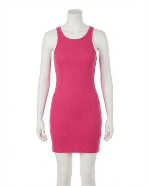 Z Supply Delfa Rib Mini Dress - Pink