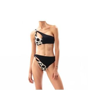 Movom Roman One-Shoulder Bikini - Black