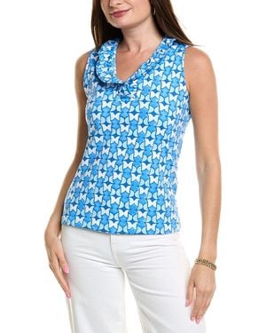 J.McLaughlin Durham Catalina Cloth Top - Blue