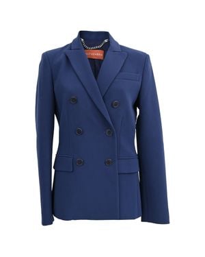 Altuzarra Double-Breasted Blazer With Pockets - Blue