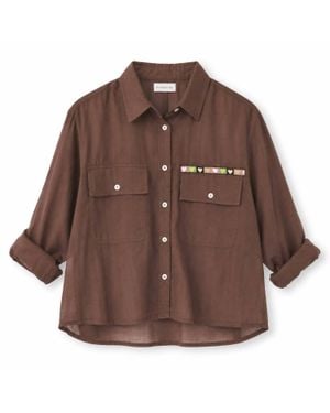 Kerri Rosenthal Love Brigade Shirt - Brown