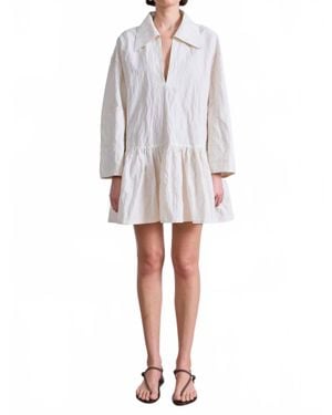 Apiece Apart Romana Mini Dress - White
