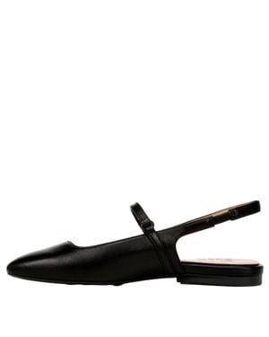 Naturalizer Connie Slingback Mary Jane Flats Leather J0976L1001 - Black
