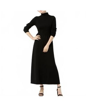 ANN MASHBURN Long Sleeve Charlotte Maxi Dress - Black