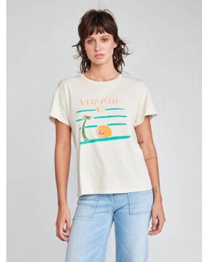 Self Contrast Vitamin D Tee - White