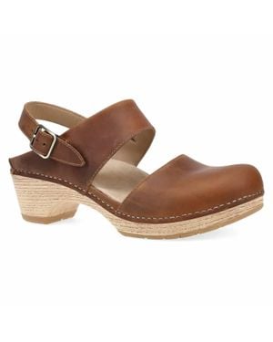 Dansko Lucia Mary Jane Sandals - Brown