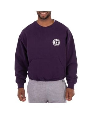 Bally Felpa Logo Print Pocket Sweatshirt - Blue