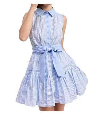 En Saison Christabel Mini Dress - Blue