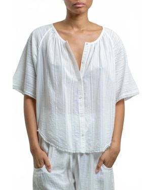 Raquel Allegra Miles Blouse - White