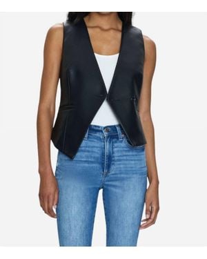 Pistola Arabella Leather Vest - Blue