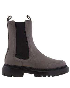 Bally Ginny Leather Chelsea Boots - Brown