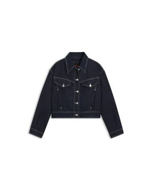 BOSS Regular-Fit Trucker Jacket - Blue