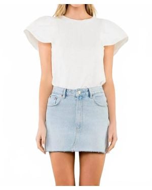 Thml Flutter Top - Blue