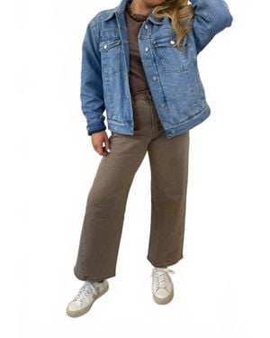 Pistola Landon Quilted Denim Jacket - Blue