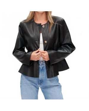 Six Fifty Vivian Peplum Jacket - Black