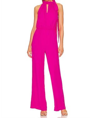 Amanda Uprichard Mallory Jumpsuit - Pink