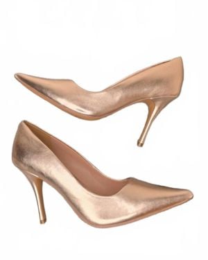 Linea Paolo Payton Pointed Toe Pump - Natural