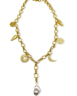 Kristalize Jewelry Crew Necklace - Metallic