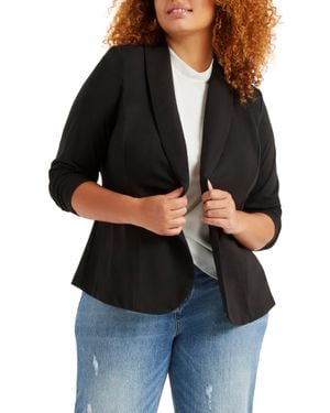 Eloquii Plus Size Ali Blazer - Black
