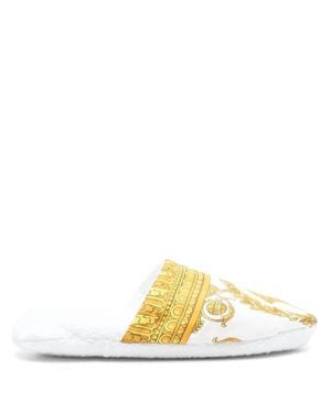 Versace Medusa Barocco Slippers - Metallic