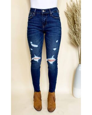 Kancan Jameson Skinny Jeans - Blue