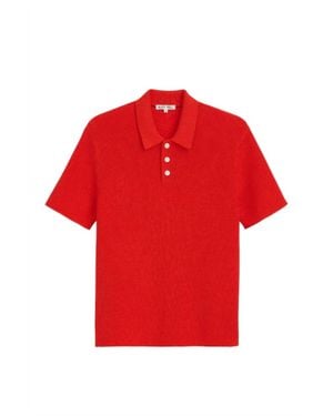 Alex Mill Jayce Polo Sweater - Red