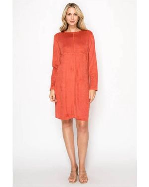 Joh Aurora Round Neck Dress - Red