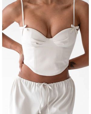 Rumored A Little Dream Top - White