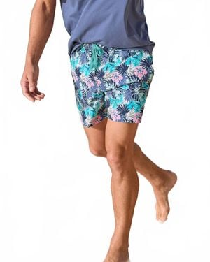 Southern Tide Grand Palms Swim Trunk - Blue