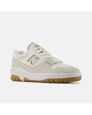New Balance 550 Bbw550Tb Sneakers Sea Salt Leather Lifestyle Shoes Mew2231 - White