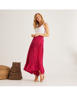 Calypso St. Barth Lourdes Skirt - Red