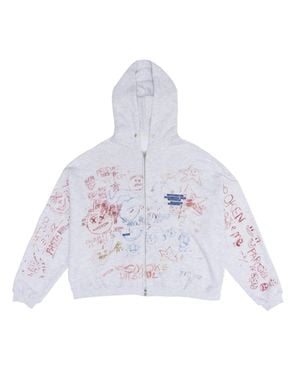 PALY Joshua Tree Cotton Hoodie - White