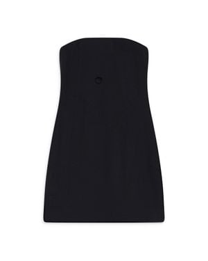 Coperni Bustier With Cutout Detail Dress - Black